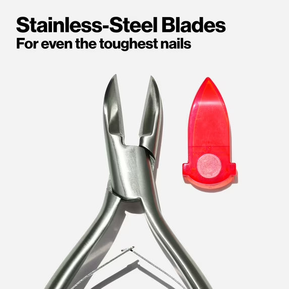 evlon No-Ricochet Cuticle Nail Nipper and Hangnail Remover, Ultra Sharp Non-Corrosion Stainless Steel Personal Grooming Tool with Strong Blades