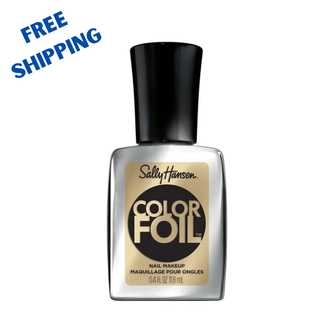 Sally Hansen Color Foil Nail Polish, #140 Gold Standard 0.33 FL Oz Sally Hansen