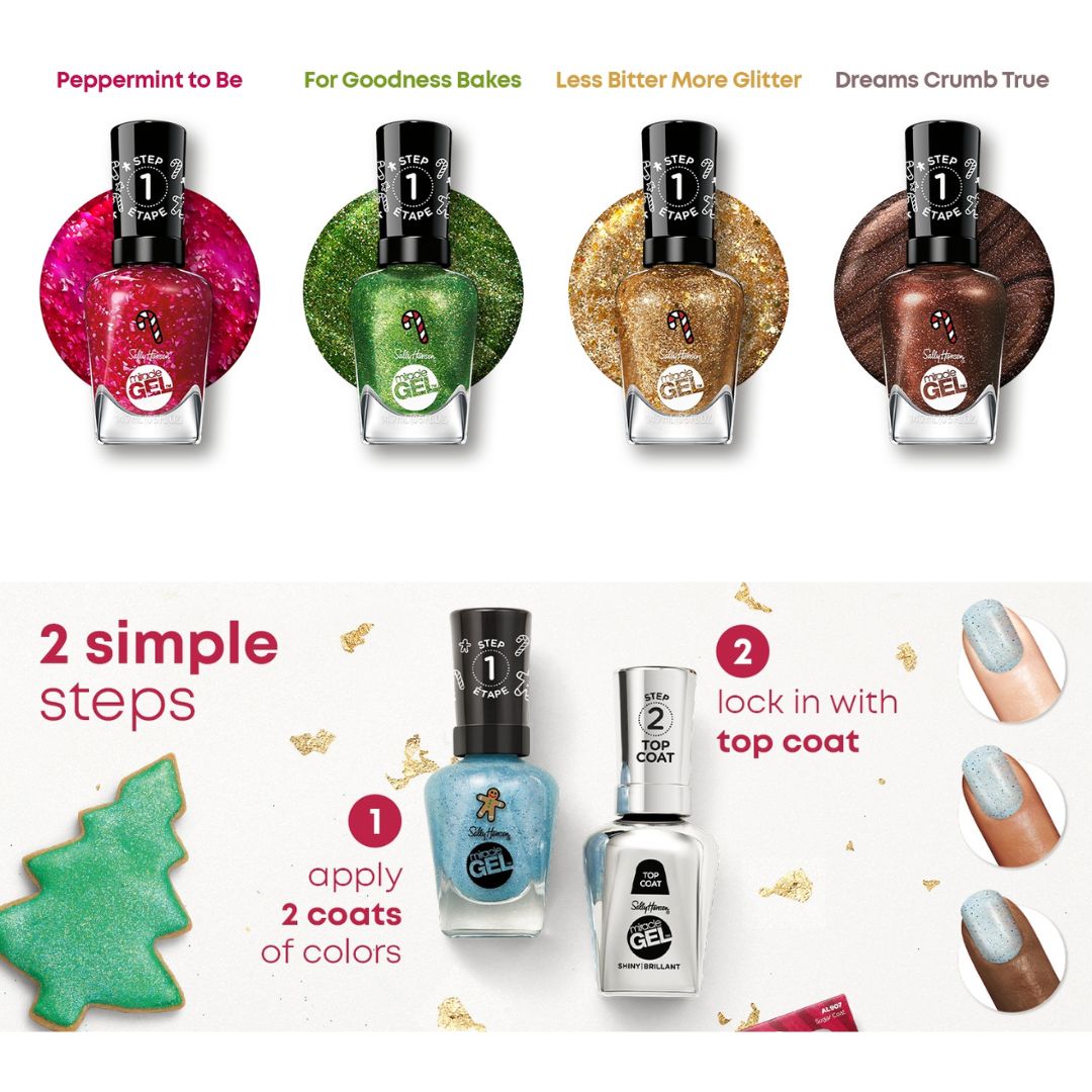 Sally Hansen Miracle Gel Holiday Baking Spirits Bright Duo